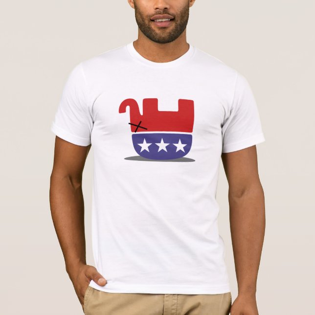 T-shirt Eléphant mort GOP (Devant)