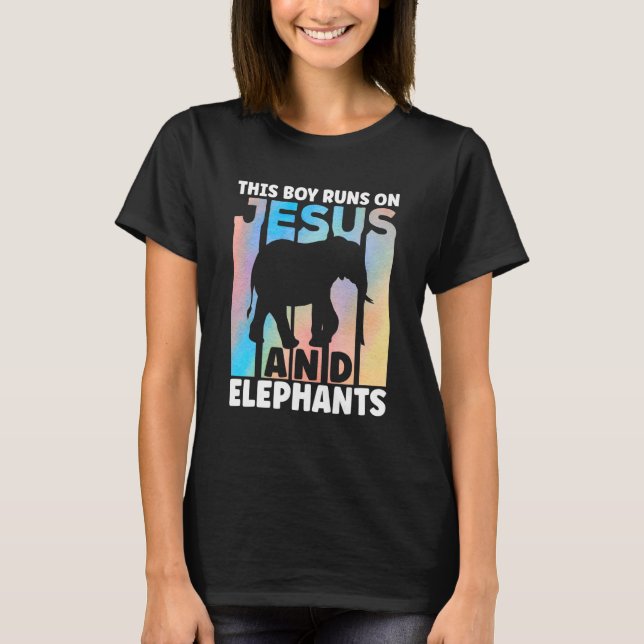 T-shirt Elephant Outfit for Elephant Lovers Apparel Boys (Devant)