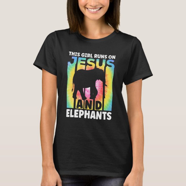 T-shirt Elephant Outfit for Elephant Lovers Apparel Women  (Devant)