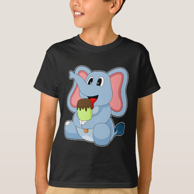 T-shirt Elephant Popsicle (Devant)