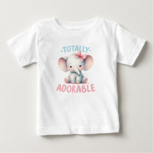 T-shirt éléphant pour bébé totalement adorable