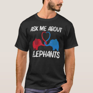 T-shirt Elephant Pour Hommes Femmes Parc Sauvage Animal