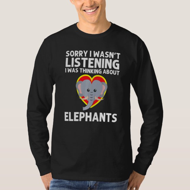 T-shirt Elephant Pour Hommes Femmes Plus Grand Cirque Zoo  (Devant)