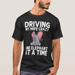 T-shirt Eléphant Pour Hommes Papa Faune Indien Éléphant