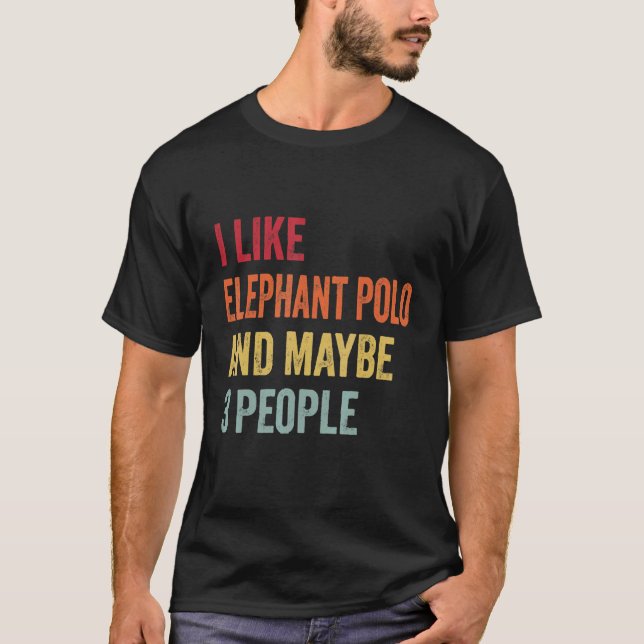 T-shirt Éléphant qui aime les animaux 11 (Devant)