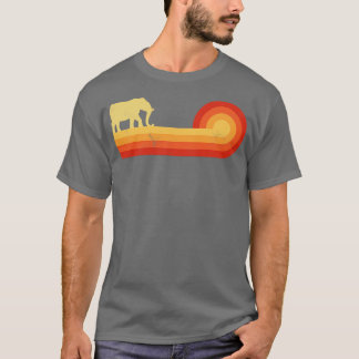 T-shirt Elephant Retro Sunset Vintage 60s les années 70 po