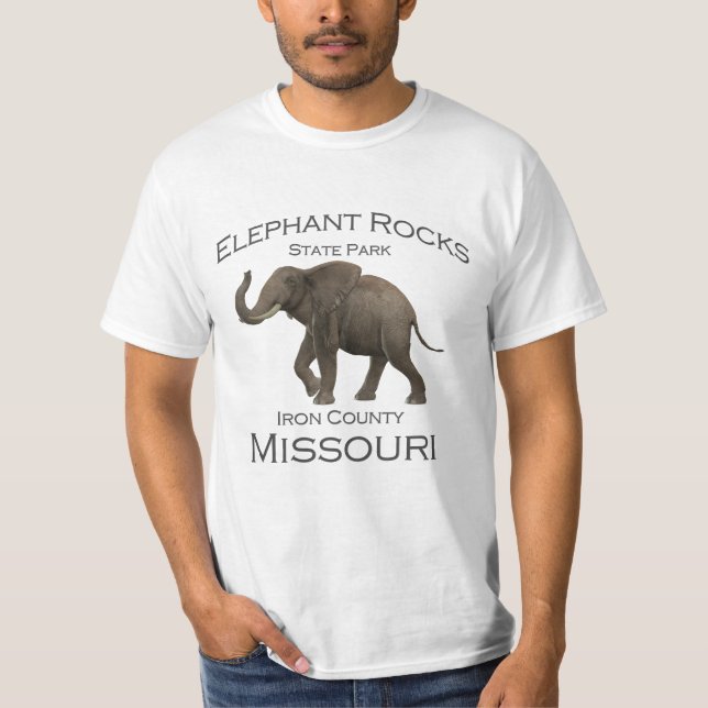T-Shirt Elephant Rocks State Park (Devant)