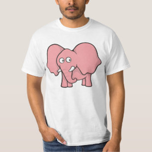 T-shirt éléphant rose