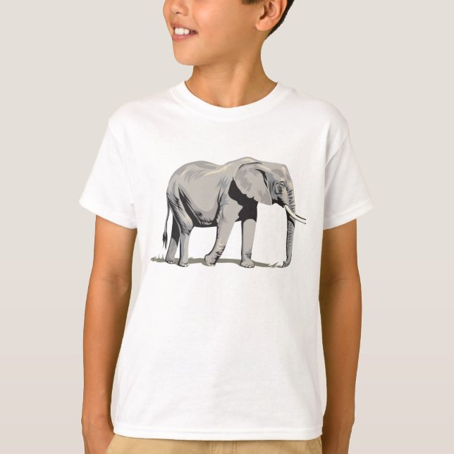 T-shirt Éléphant royal (Devant)