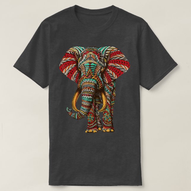 T-shirt Elephant Sauvez les animaux (Design devant)