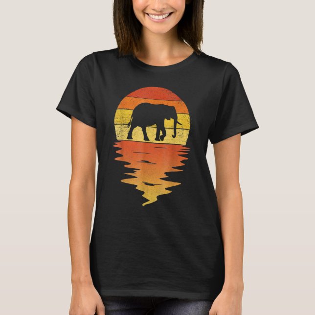 T-shirt Elephant Sauvez Les Animaux 5 (Devant)