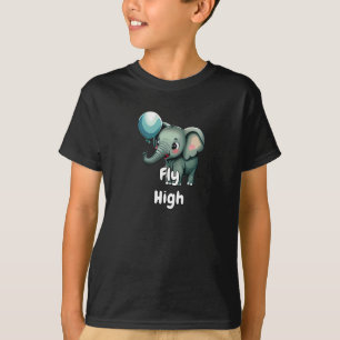 T-shirt Elephant Shirt Fun Cool Unique Meilleur Style Enfa