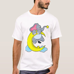 T-shirt Eléphant sur les nuages