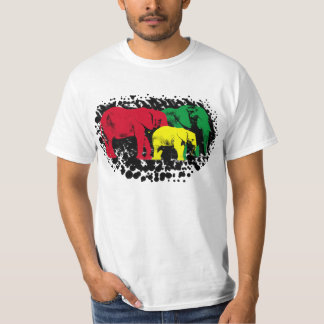 T-shirt Éléphant T sale de Rasta