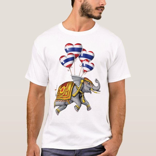 T-shirt Elephant thaïlandais (Devant)