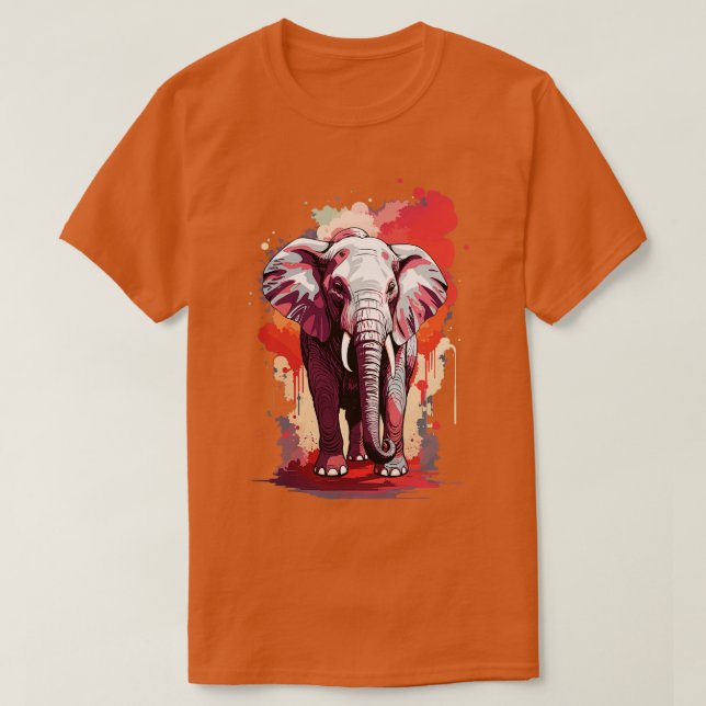 T-shirt Eléphant vintage (Design devant)