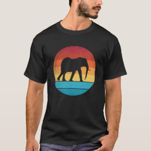 T-shirt Eléphant vintage rétro et animal mignon