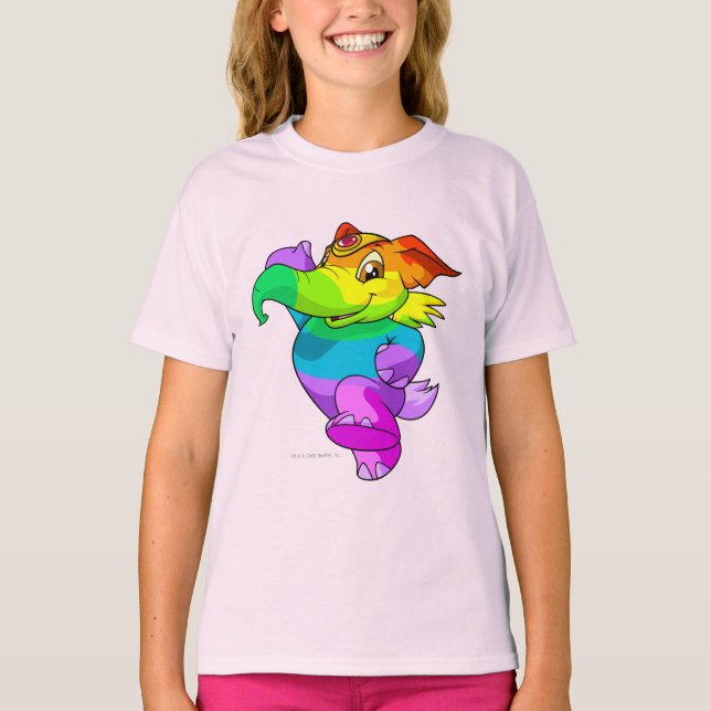 T-shirt Elephante arc-en-ciel (Devant)
