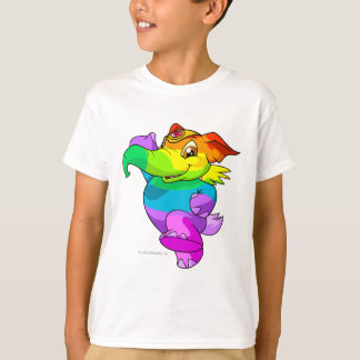 T-shirt Elephante arc-en-ciel