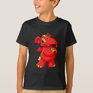 T-shirt Elephante rouge joyeux