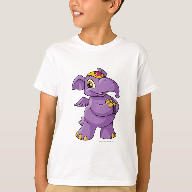 T-shirt Eléphante violet (Devant)