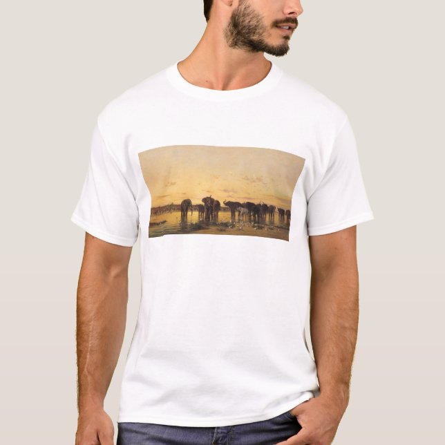 T-shirt Éléphants africains (Devant)
