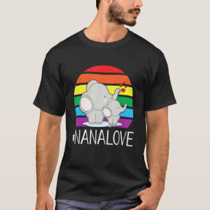 T-shirt Elephants Dansant Ensemble Heureux Pour Moi Vous L