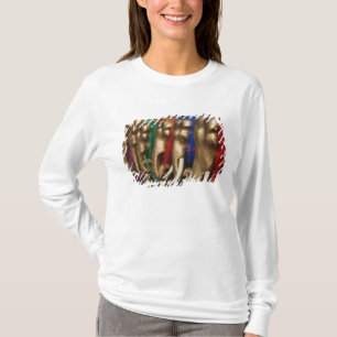 T-shirt Éléphants dorés