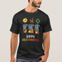 Eléphants heureux Hallothanksmas Calf Halloween El