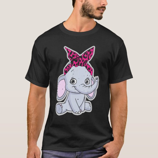 T-shirt Eléphants mignons (Devant)