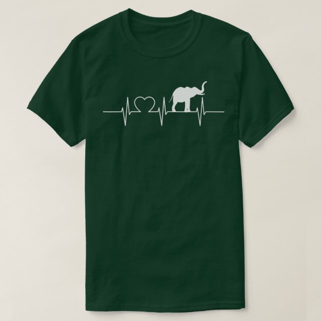 T-shirt Eléphants Nature Faune Animal Protection mignonne (Design devant)
