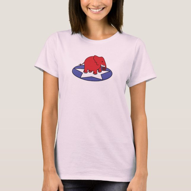 T-shirt Eléphants républicains (Devant)