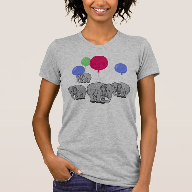 T-shirt Eléphants volants (Devant)