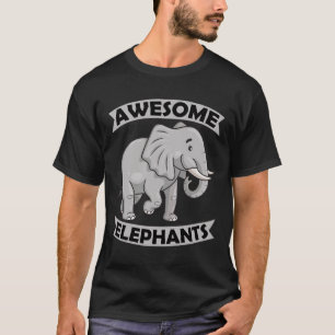 T-shirt Éléphants Zoo Cirque Amusement Éléphant Conservate