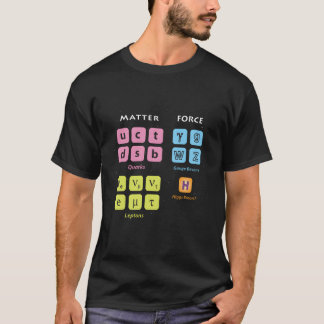 T-shirt Eletary Pics Modèle Standard Higgs Boson Lhc Phys
