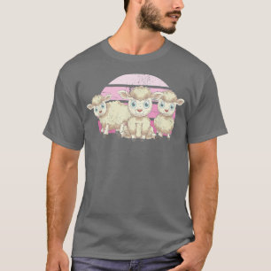 T-shirt Élevage d'agneaux Animaux de ferme Famille d'agric
