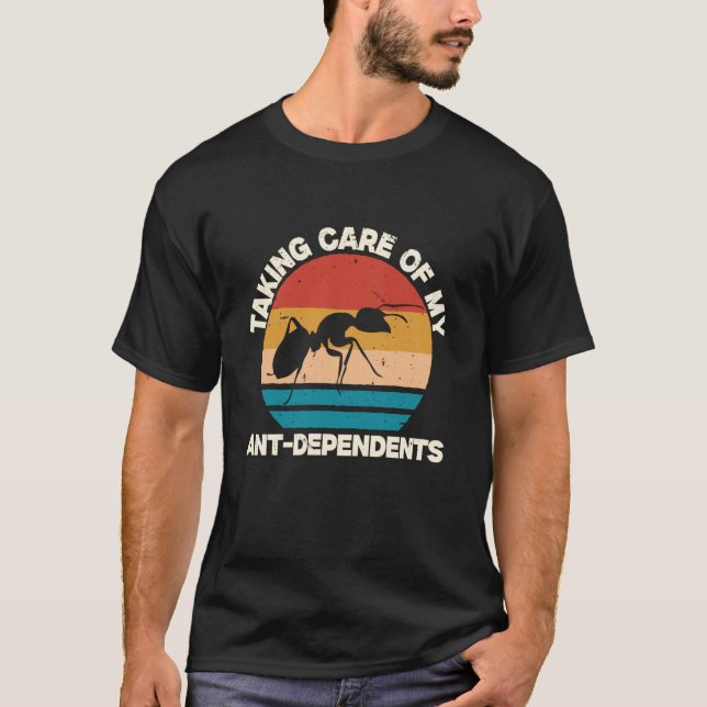 T-shirt Élevage de fourmis (Devant)