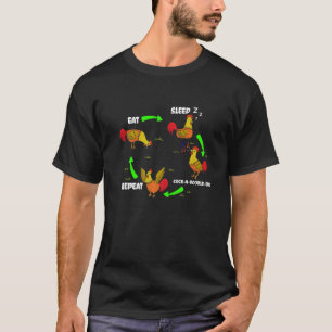 T-shirt Élevage de poulet Volaille Agriculture Roost