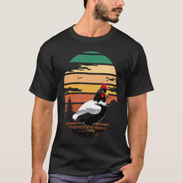 T-shirt élevage de poulets de basse-cour (Devant)