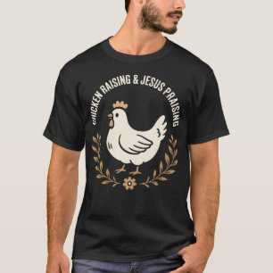 T-shirt Élevage de poulets et vie de famille de la ferme l