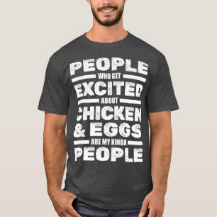 T-shirt Élevage de poulets Œufs de poule  Coq Ferme avicol