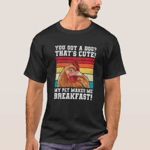 T-shirt Élevage de poulets pour un éleveur de poulets