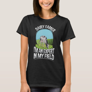 T-shirt Élevage de vaches laitières pour un agriculteur la