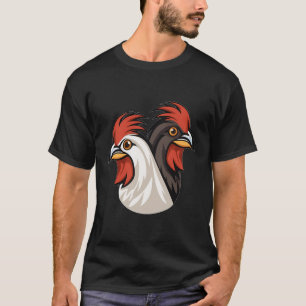 T-shirt Élevage de volaille à la ferme de volaille