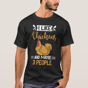 T-shirt Élevage de volaille Fermier Animal de ferme Poulet