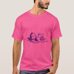 T-shirt Élevage Des Cherubs De L'Angel Cupidon Dans Le Nua