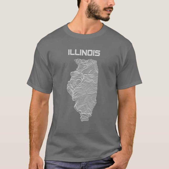 T-shirt Élévations inconnues de l'Illinois (Devant)