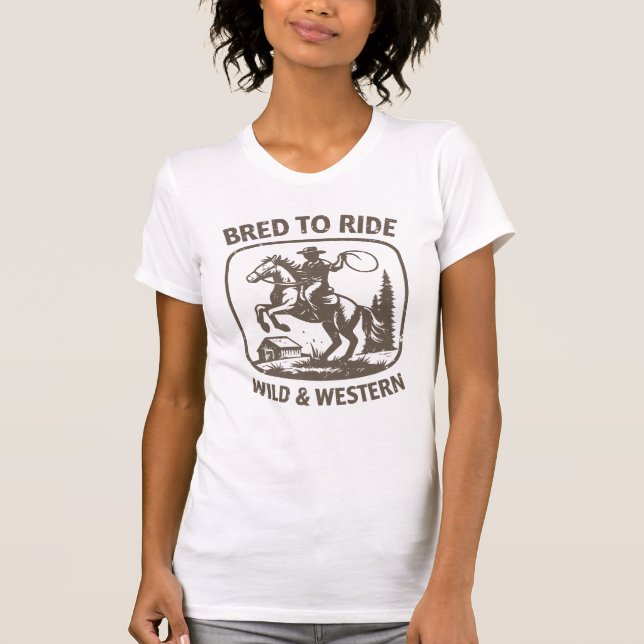 T-shirt Elevé à la route — Wild & Western (Devant)