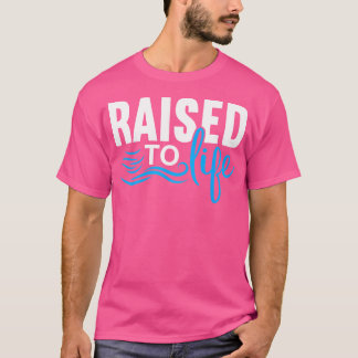 T-shirt Élevé à la vie Baptême Jésus Dieu chrétien