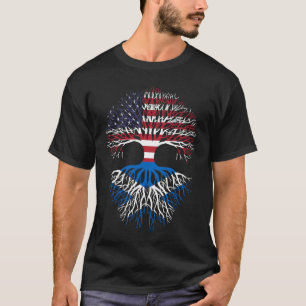 T-shirt Élevé américain avec Scottish Roots Scotland